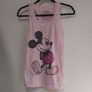 Mickey Mouse Pink Tank Top